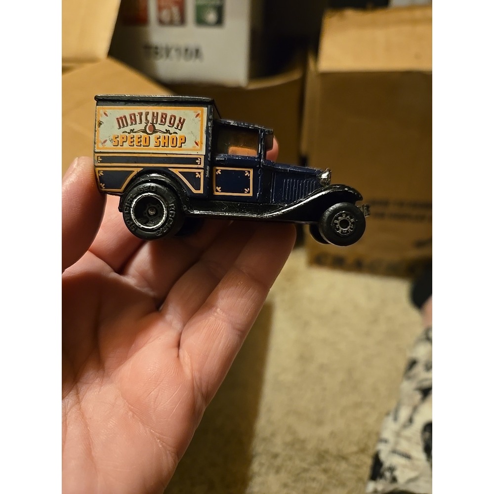 Matchbox Superfast MB-38 Ford Model A Van featuring the "Matchbox Speed Shop"...
